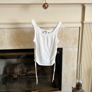 ~princess polly organic madelyn top white